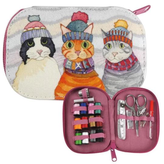 Trousse Couture "Cats in Hats" – Emma Ball