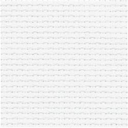 Toile Aïda 7 pts coloris blanc laize 150 cm
