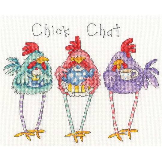 Chick Chat - Kit Margaret Sherry - Bothy Threads