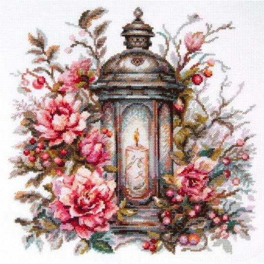 Lantern in Bloom- Kit point de croix - Magic Needle
