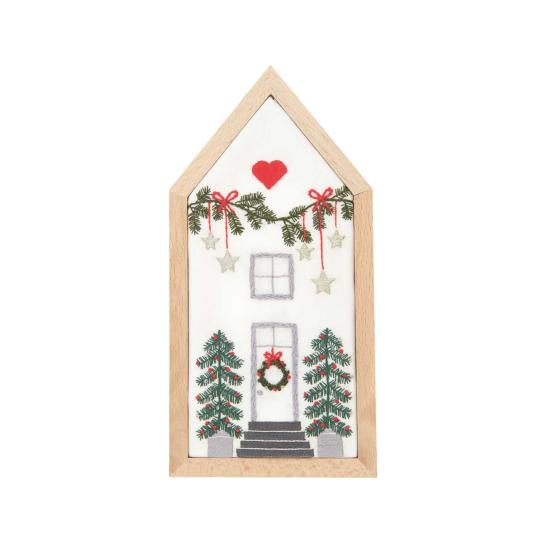 Petite Maison de Noël - Kit pré dessiné - Rico design