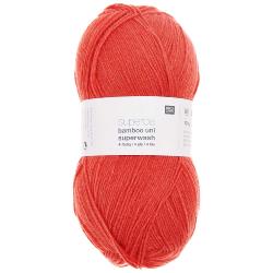 Laine à Chaussettes Superba Bamboo Uni 4 fils - Rico Design