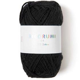 Fil de Coton à crocheter Ricorumi - Noir