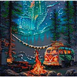 Camping sous les Étoiles  - Kit broderie perles - Abris Art