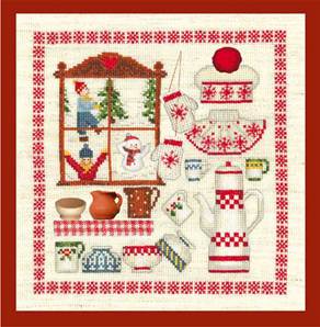 Accessoires hiver Kit point de croix - Le Bonheur des Dames