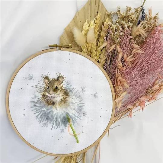 Dandelion Clock - Kit point de croix - Bothy Threads