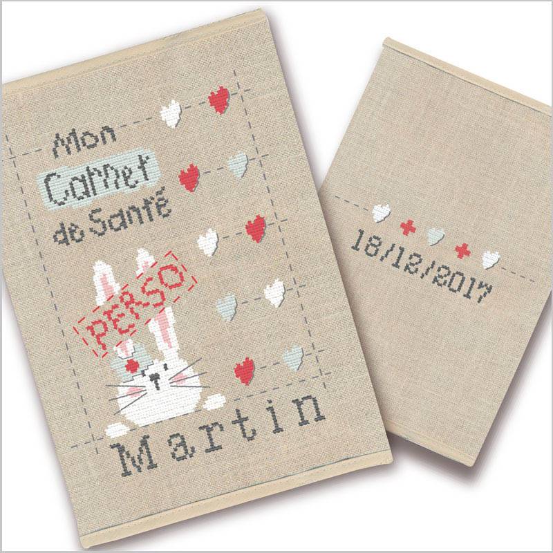 LiliPoints Semi-kit Carnet de santé Perso - Univers Broderie