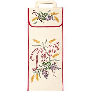 Sac à pain à broder Blé et Raisin - Luc Créations