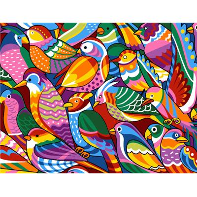 Color Bird - canevas pénélope - Margot de Paris