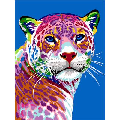 Les Motifs du Jaguar - canevas pénélope - Margot de Paris