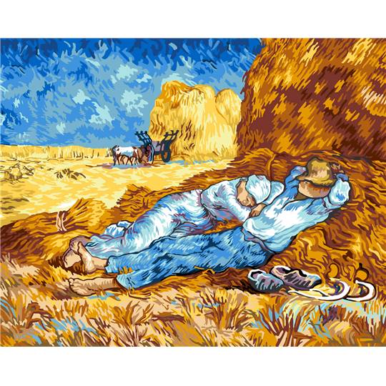 La Méridienne (Van Gogh) - Canevas pénélope - SEG de Paris