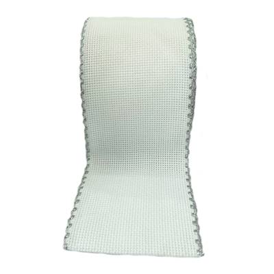 Bande Aïda 5 cm Zweigart Blanc Argent