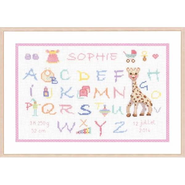 Abecedaire Sophie Kit 1075 Le Bonheur Des Dames Chez Univers Broderie