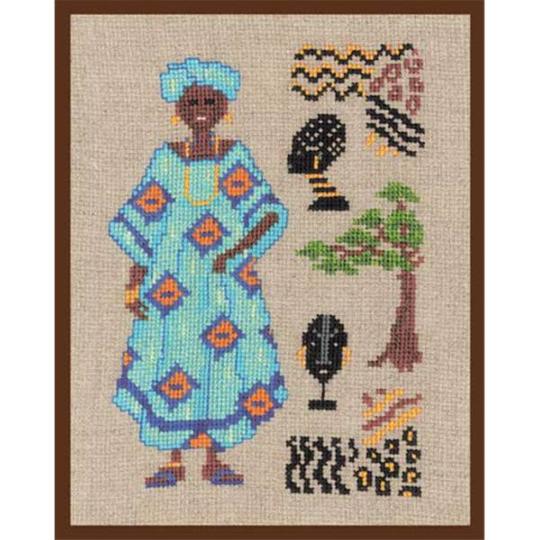 Femme africaine ciel - Le Bonheur des Dames