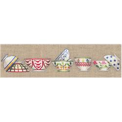 Collection de bols - Kit petit point - Le Bonheur des Dames