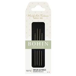 Aiguilles à enfiler les Perles n°10 et n°12 - Bohin
