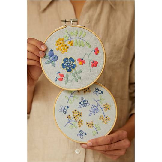 Baies Gourmandes - Kit broderie Duo - DMC