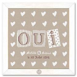 Oui - Fiche point de croix Mariage -  Lilipoints