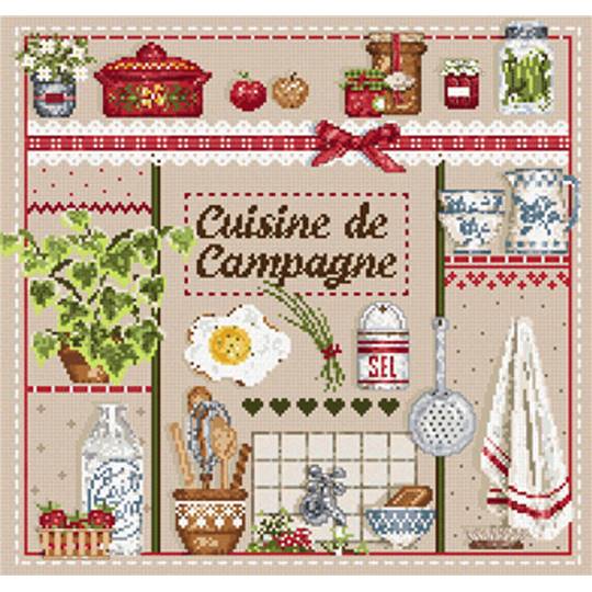 Cuisine de Campagne - Fiche Point de Croix - Madame La Fée