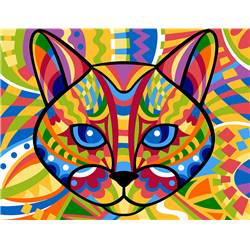 Canevas Pénélope Color Chat - Margot de Paris