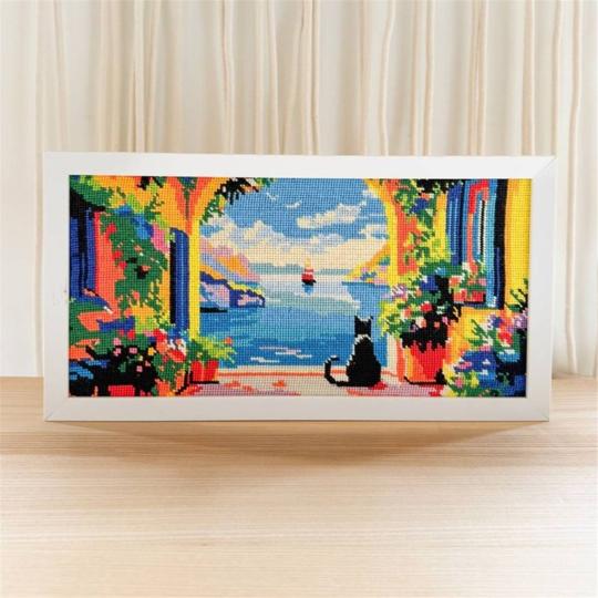 Gardien de la Baie – Kit canevas complet 30 × 40 cm – Milpoint