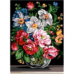 Bouquet de Fleurs - Canevas Pénélope - SEG de Paris