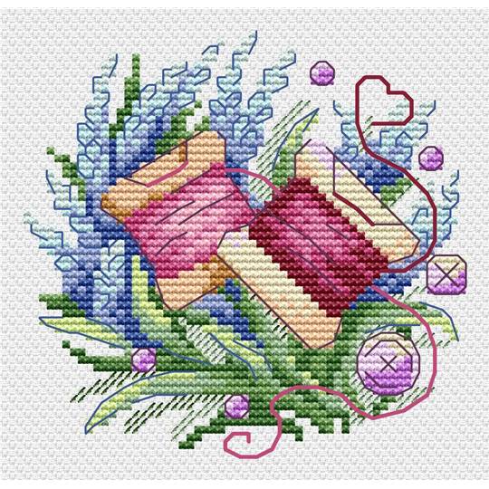 Trucs faits Main Bobines - Kit point de croix - MP Studia