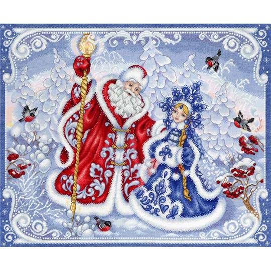 Winter Fairytale - Kit point de croix - MP Studia
