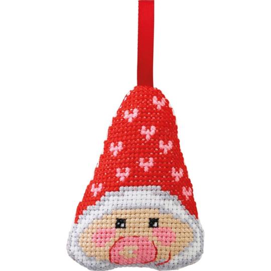 Tête de lutin – Kit point de croix – Permin of Copenhagen