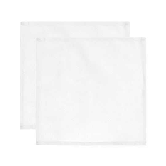 Serviettes en tissu 30 x 30 cm • Blanc - Rico Designs
