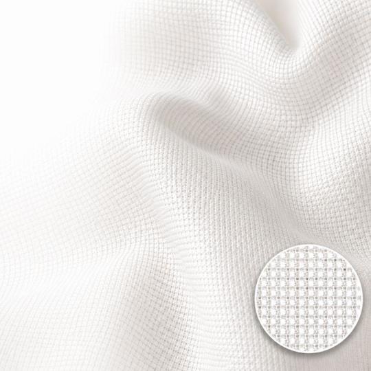 Toile Aïda 2.45 à broder Zweigart - Blanc (1)