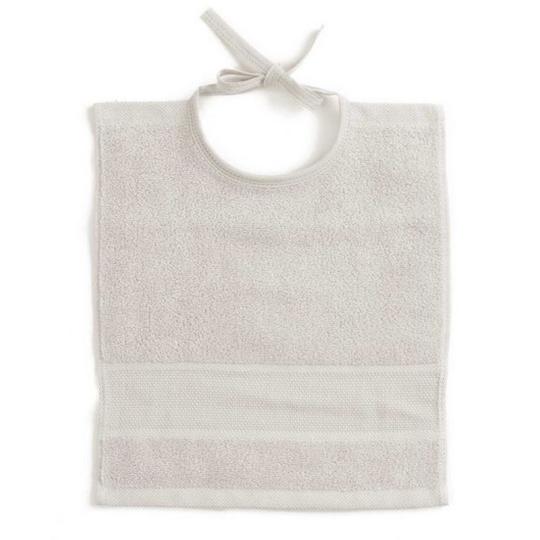 Bavoir à broder 30 cm x 34 cm • Gris - Rico Design