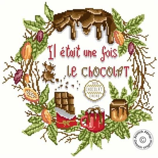 Il était une fois Le Chocolat - Fiche Point de Croix - Annick Abrial