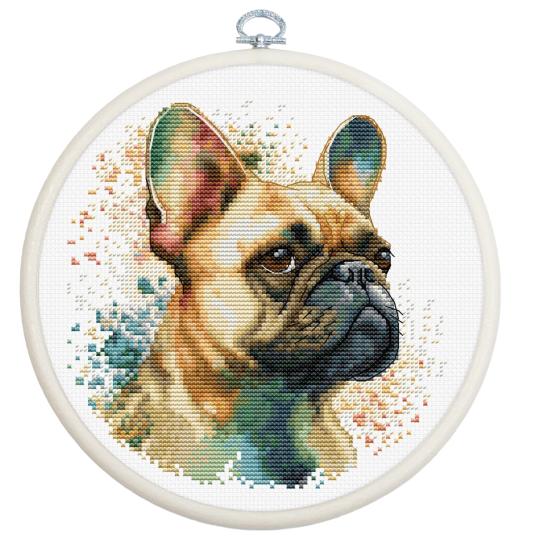 Bouledogue Français  - Kit avec cercle - Luca-S