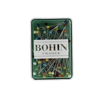 Epingles à tête de verre extra-fines M7 assorties (80) - Bohin