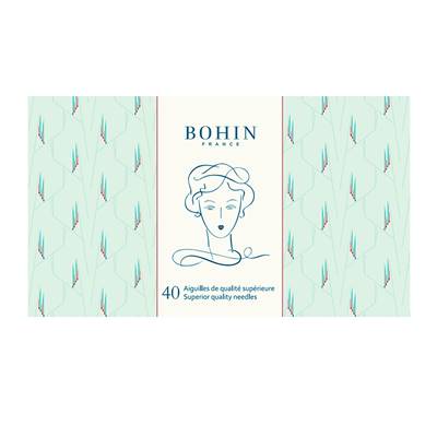 Carnet de 40 Aiguilles vert Edwige - 185 ans BOHIN