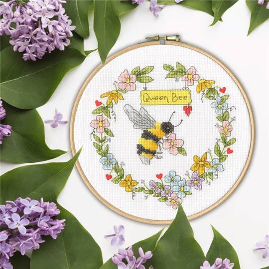Reine des Abeilles - Kit point de croix - Bothy Threads