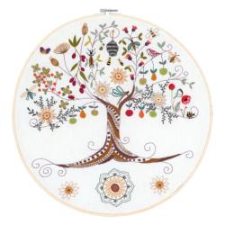 Mon Arbre de Vie d'Été - Kit avec Cercle - Un chat dans l'aiguille