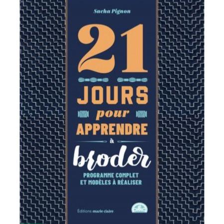 Livre 21 jours pour apprendre la broderie