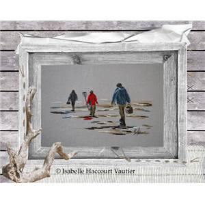 A marée basse - Fiche Isabelle Haccourt Vautier