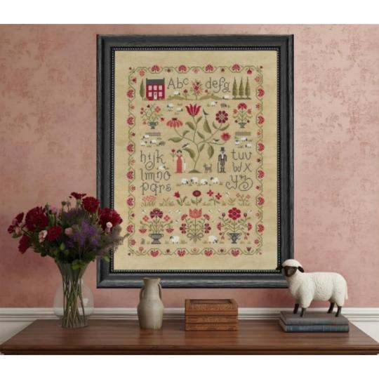 Promenade Pastorale - Fiche point de croix - Jardin Privé