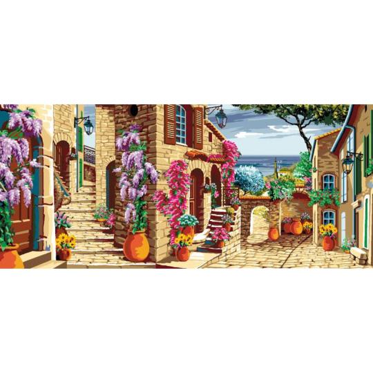 Village Provençal canevas - Luc Créations (livré seul)