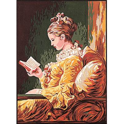 Jeune fille lisant (Fragonard) - Canevas Pénélope - Margot de Paris