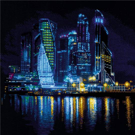 Ville de Nuit - Kit point de croix - Riolis
