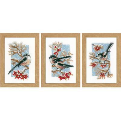 Miniatures Mésanges lot de 3  - Vervaco