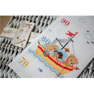 Bateau à Voile - Kit Toise à broder - Vervaco