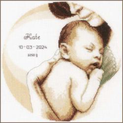 Maman et Bébé - Kit point de croix Naissance - Vervaco