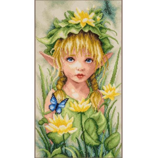Lily crowned Fairy - Kit point de croix - Lanarte