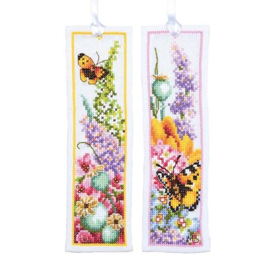 Kit Marque-Pages Bouquet de Fleurs (lot de 2)  - Lanarte
