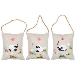 Moutons dans le pré (lot de 3)  - Kits déco coussins  - Vervaco